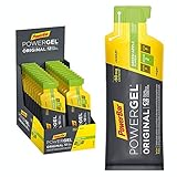 PowerBar PowerGel Original Green Apple 24x41g - High Carb Energie Gel + C2MAX + Natrium + 50mg Koffein