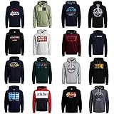 JACK & JONES Kapuzenpullover 3er Pack Hoodie Sweat Herren Baumwollmix (L, 3er Paket @ Mix)