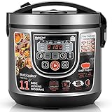 Multikocher FORME Elektrischer Reiskocher mit 11 Programmen 5L 860W LED panel Zeitsteuerung Warmhaltefunktion Multicooker