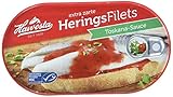 Hawesta Heringsfilet in Toskana-Sauce, 10er Pack (10 x 200 g Dose)