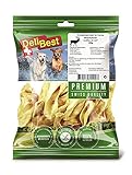 DeliBest Premium Hirschohren mit einer Spur Malz I Kauartikel für Hunde zur Unterstützung der Zahngesundheit I Hunde Kauartikel zu 100% natürlich ohne chemische Zusätze I leckere Hundesnacks 100 g