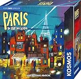 KOSMOS 680442 Paris - Die Stadt der Lichter, Das Duell um die besten Bauplätze, Strategiespiel für 2 Spieler, mit einfachen Regeln, Spiel für 2 Personen ab 10 Jahre