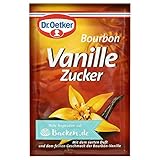 Dr. Oetker Bourbon Vanille Zucker, 3 x 8 g, Zucker verfeinert mit Extrakt aus edlen Bourbon-Vanilleschoten, zum Aromatisieren von Kuchen, Desserts & Shakes, vegan