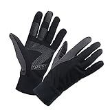 OZERO Herren Wasserdicht Thermohandschuhe, Touchscreen Winterhandschuhe Fahrhandschuhe Fahrradhandschuhe Laufhandschuhe (L)