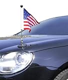 DIPLOMAT magnetisch haftender Autofahnen-Ständer 1 USA mit Super-Magnet für Ihre Autoflaggen - Auto Fahne & Flagge