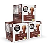 NESCAFÉ Dolce Gusto Chococino | 90 Kapseln Trinkschokolade | Feiner Kakao Geschmack | Cremige Milch und beste Schokolade | Schnelle Zubereitung | Aromaversiegelte Kapseln | 3er Pack (3 x 30 Kapseln)