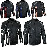 HEYBERRY Herren Touren Motorradjacke Textil schwarz Gr. XL