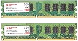 Komputerbay 4GB 2x 2GB DDR2 800MHz PC2-6300 PC2-6400 DDR2 800 (240 PIN) DIMM Desktop-Speicher 1.8v