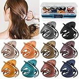 ZOYLINK Haarklauenclips Damen , 10PCS Klaue Clips Haarspangen Damen mit Box Damen Haargreifer