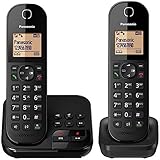 Panasonic KX-TGC 422 GB, schnurloses Telefon mit Anrufbeantworter und Zusatz-Set