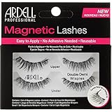 ARDELL Magnetic Strip Double Demi Wispies (1 Paar) | magnetische falsche Wimpern aus Echthaar | schwarze Echthaarwimpern | magnetic | wiederverwendbar | fake lashes | cat eye | ohne Kleber