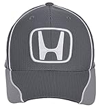 Baseballmütze mit Honda-Logo, für Herren – Rennmütze, grau, Einheitsgröße