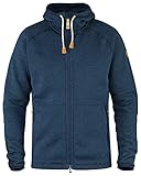 Fjällräven Herren Fleecejacke Övik Fleece Hoodie, Navy 560, L