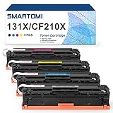 SMARTOMI CF210X 131X Kompatibel Tonerpatronen Ersatz für HP 131X 131A CF210X CF210A für HP Laserjet Pro 200 M251nw M276nw CE320A CP1525n CP1525nw CM1415fn CM1415fnw 125A CB540A CP1215 CP1515n CM1312