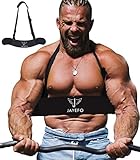 Jayefo Sport Arm Blaster für Bizeps, Ez Curl Bar und Preacher Bar - Bizepsblaster und Armtrainingsgeräte - Unterarm und Bizeps-Trainingsgeräte - Verstellbare Größe - Schwarz