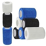 Erste Hilfe Bandage, Homgaty Elastische Binde Haftbandage Selbstklebende Bandagen Cohesive Bandage Sportverletzung Erste Hilfe Verband, 9 Stück