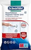 Dr. Beckmann Desinfektion Hygiene-Tücher 2in1 | Oberflächendesinfektion und Handdesinfektion | 40 Tücher