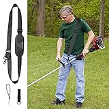 Weed Eater Strap, Schultergurt,Trimmer Strap Shoulder, Strap Blower, Strap Weed Wacker, Kompatibel mit String Trimmer und Allen Arten für Weed Eater Clearance, Laubbläser, Mehrkopfsystem (Schwarz)