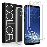 G-Color kompatibel Galaxy S8 Schutzfolie, [2 Stück] [HD Folie] [Blasenfreie][Nicht Folie] für Samsung Galaxy S8 (Transparent)