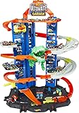 Hot Wheels GJL14 - City Robo-T-Rex, MEGAcity Parkgarage mit T-Rex Angriff, mehrstöckig, Mehrspieler-Modus, Platz für +100 Fahrzeuge im Maßstab 1:64, Spielzeug Geschenkidee für Kinder ab 3 Jahren