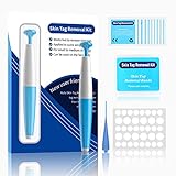 Lescolton Auto Skin Tag Remover Kit Haut Tag Entfernungsgerät 40 Bands Skin Tag Remover Patches 36 Stück (I-40)