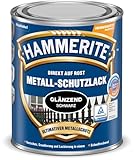 HAMMERITE METALLSCHUTZLACK GLAENZEND SCHWARZ 750ML