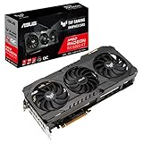 ASUS TUF Gaming AMD Radeon RX 6800 XT 16G OC Edition Grafikkarte (PCIe 4.0, 16GB GDDR6 Speicher, HDMI 2.1, DisplayPort 1.4a, GPU Tweak II, TUF-RX6800XT-O16G-GAMING), Schwarz, One Size