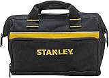 Stanley Werkzeugtasche (12 Zoll, 30 x 25 x 13 cm, robuste, kompakte Tasche für Werkzeuge, Trage aus 600 x 600 Denier Nylon, strapazierfähige Konstruktion) 1-93-330, Sortiert