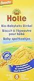 Holle Bio-Babykeks Dinkel, 3er Pack (3 x 150 g)