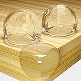 Eckenschutz Kantenschutz Baby 12x - Kindersicherung für Tisch selbstklebend – Stoßschutz für Baby und Kind transparent - Original Hoffenbach Germany - Rückstandslose Entfernung