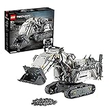 LEGO 42100 Technic Control+ Liebherr Bagger R9800, Ferngesteuerter Bagger, RC Fahrzeug, Spielzeug für Kinder und Erwachsene