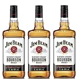 Jim Beam Bourbon Whisky 3 x 1 Liter