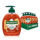 Palmolive Seife Hygiene-Plus Family 6 x 300 ml - Flüssigseife zur sanften Reinigung der Hände, antibakteriell, für alle Hauttypen, flüssige Handseife