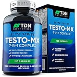 Test Booster für Männer - Premium Testosteron Supplement - Xl 60 Tage Vorrat - Trägt zu einem normalen Testosteronspiegel & Muskelaufbau bei - Zink & Magnesium Booster - Elite-Grade Male Supplement