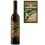 Absinth Moulin Vert aus Frankreich | Original Rezeptur | 68% Vol. | Premium Qualität mit Weinalkohol destilliert | (1x 0,5 l)