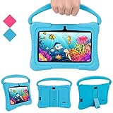 Kinder Tablets PC, Veidoo 7-Zoll-Tablet mit 1 GB RAM / 16 GB Speicher, IPS-Bildschirm, Premium-Elternsteuerung iWawa APP, Kinder (Rosa) (Blue)