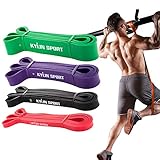 Fitnessbänder Widerstandsbänder Set, Klimmzug Theraband Resistance Bands, Fitnessband Gymnastikband für Krafttraining Crossfit, Trainingsband Gummiband Fitness Band Sport Gummi Bänder Yoga Workout