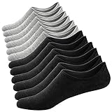 Ueither Damen Unsichtbare Sneaker Socken Baumwoll Kurzsocken Sport Socken für Loafers Boots Schuhe mit Rutschfest Silikon Größe 36-43