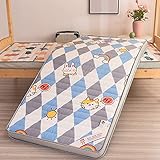 Generic Japanische Bodenmatratze Futon Matratze Aufrollen Schlafmatratze Für Boden Zusammenklappbare Tatami-Matratze Tatami-Matten-Isomatte Für Schlafsaal Camping-Gästebett,Rabbit,Queen(150x200cm)