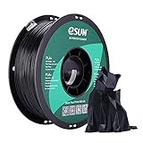 eSUN PLA+ Filament 1.75mm, 3D Drucker Filament PLA Plus, Maßgenauigkeit +/- 0.03mm, 1kg Spule (2.2 LBS) 3D Druck Filament für 3D Drucker, Schwarz