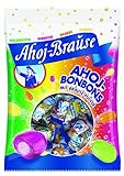 Ahoj-Brause Ahoj-Bonbons Beutel – Ahoj-Bonbons mit Brausefüllung - 4 verschiedene Geschmacksrichtungen: Himbeere, Orange, Zitrone und Waldmeister - 150 g