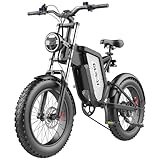 GUNAI MX25 Elektro-Mountainbike Dual Suspension 20 Zoll Offroad-Elektrofahrrad mit Gas 48V25AH