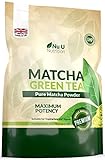 Matcha Grüntee Pulver 250g | Hochwertiger Matcha Tee 250g Doppelgröße | ultrafeinem | leicht zu mixendem Matcha Pulver | reich an Antioxidanten | Ideal für Smoothies