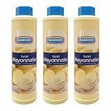 3x Hamker 'Salat Mayonnaise', 875 ml