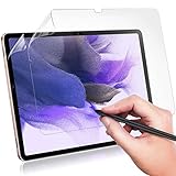 2 Stück Papier Schutzfolie für Samsung Galaxy Tab S8 Plus 5G 2022 / Tab S7 FE 2021/ Tab S7 Plus 2020 12,4 Zoll - Mamol Matte Blendfreiem Folie zum Zeichnen, Schreiben wie auf Papier