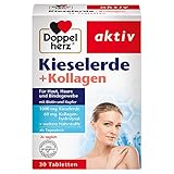 Doppelherz Kieselerde + Kollagen – Mit Biotin als Beitrag für den Erhalt normaler Haut und Haare – 30 Tabletten