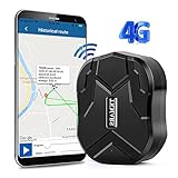 4G GPS-Tracker Auto, GPS-Gerät mit Starker Magnet Wasserdicht Echtzeit Tracking 10000mAh,120days Tage Lange Standby,Diebstahlsicherung für Fahrzeug Autos Motorrad LKW