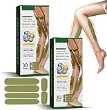 CIEVOO SizSlim Leg Slimming Herbal Patch,Detox Slimming Patches,Slim Patch Weight Loss Burning Fat Patch,Hilft,den Stoffwechsel und die Durchblutung anzukurbeln (2 Box)