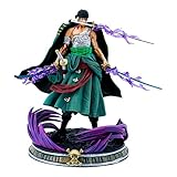 SK-PBB NICHIYOBI one Piece Roronoa Zoro, Anime Figuren, PVC Actionfigur Statue Sammlerstück Spielzeug Desktop-Dekoration Puppe, Height about 36cm