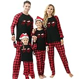 Weihnachts Nachtwäsche Eltern Kind Paare Schlafanzug Weihnachts Pyjama Set Pyjamas Overall Winter Warme Hausanzug Weihnachtspullover Familie Pyjama Set Familie Weihnachtspyjama